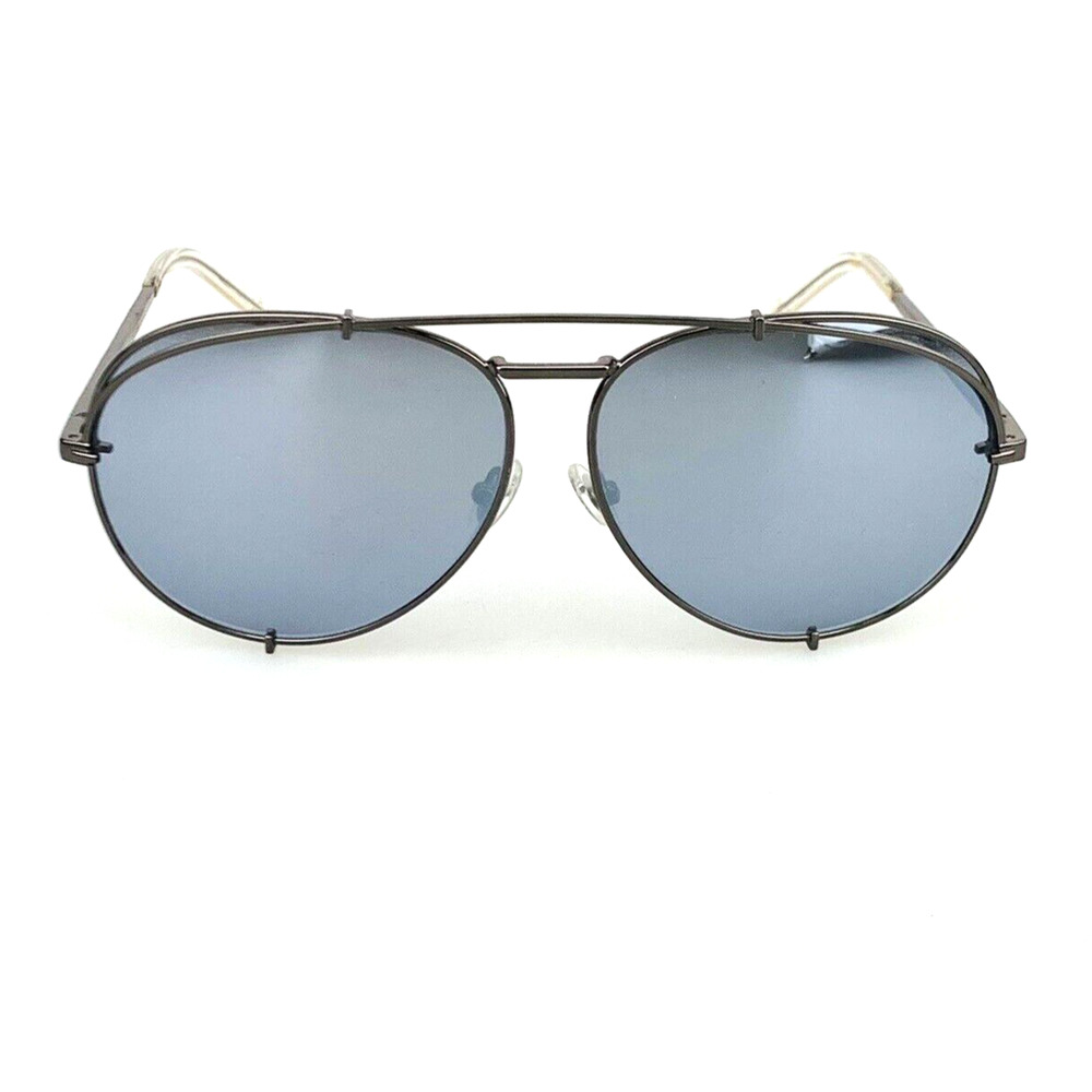 DIFF Koko Eyewear Sunglasses mod. GM-SV22 Mirrored Aviator Gunmetal Oversized